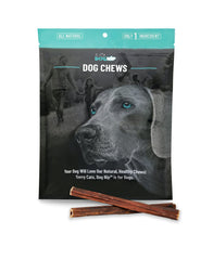 Dog Nip bâton taffy sans odeur 6 pouces friandise neutre.