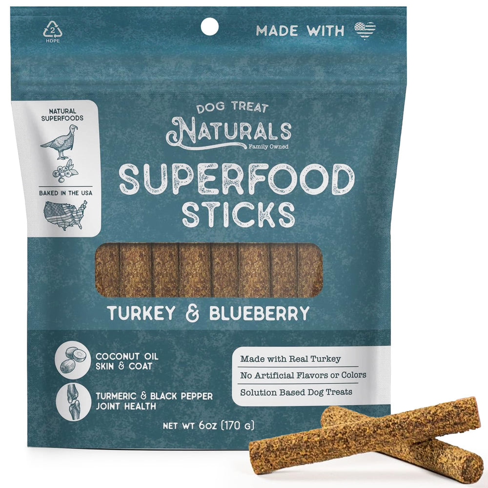 Dog Treat Naturals Superfood Sticks: emballage pratique pour récompenser lors de l'entraînement