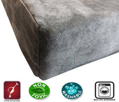 Dogbed4less couverture intérieure imperméable zippee: protège la mousse mémoire.