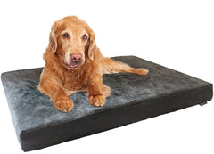 Dogbed4less couverture extérieure micro-suede gris: durable et facile à nettoyer.