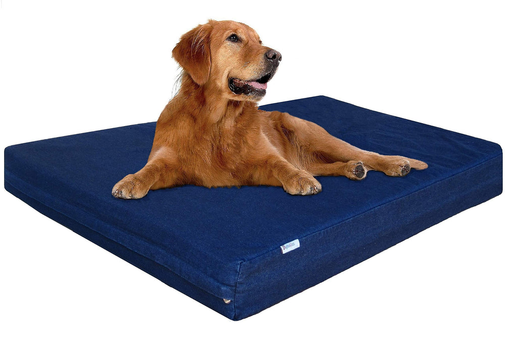 Dogbed4less oreiller orthopédique en mousse à mémoire de forme, soutien durable.
