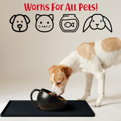 DogBuddy tapis sous bols et fontaine, repas propres et sans débordements.