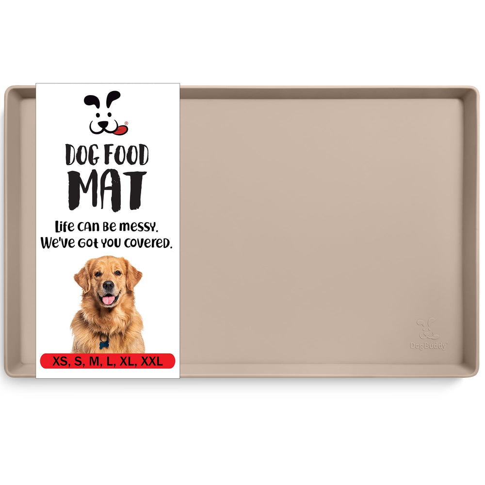 DogBuddy tapis alimentation chien étanche et pratique pour éviter les éclaboussures.