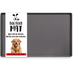 Tapis DogBuddy pour nourriture de chien, étanche et anti-débordement.