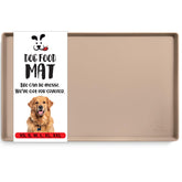DogBuddy Tapis alimentaire imperméable sous les gamelles, protège le sol et réduit les éclaboussures.