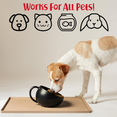 DogBuddy Tapis Rebord Haut, évite les déversements sur le sol.