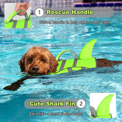 Dogcheer gilet natation, boucles rapides pour enfiler rapidement.