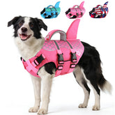 Dogcheer gilet sauvetage chien avec nageoire de requin pour plus de visibilité