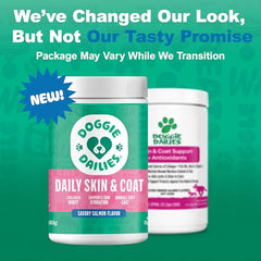 Doggie Dailies: friandises au saumon goût apprécié par les chiens.