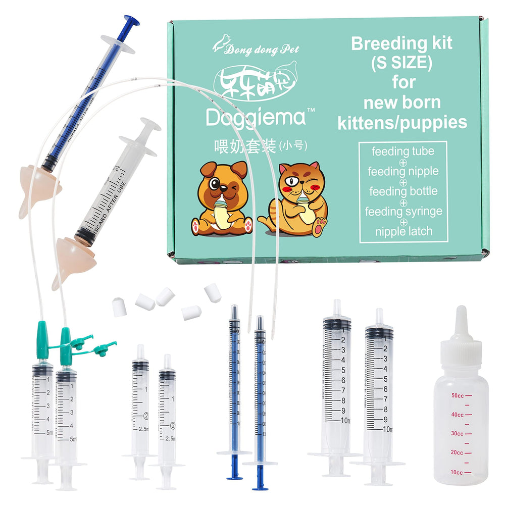 Doggiema kit nourrissage nouveau-né: pratique et tout-en-un pour chiots et chatons.