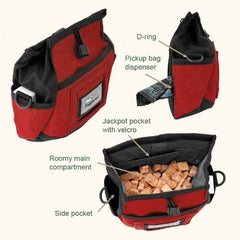 Doggone Good Rapid Rewards grande poche avant Velcro, idéale pour friandises et clickers.