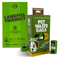 Sacs Doggy Do Good pour chien, 180 pièces, faciles à utiliser et fiables.