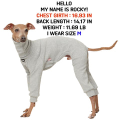 Doggystar Col roulé pour Iggy, tissu stretch offrant mobilité et douceur