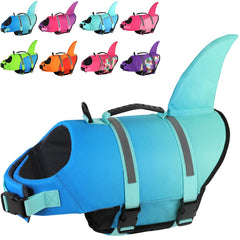 Doglay gilet de vie pour chien avec design requin pour repérage rapide sur l’eau