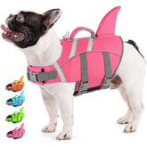 Doglay gilet sauvetage chien avec nageoire Requin pour meilleure visibilité en eau