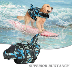 Doglay gilet sauvetage chien poignée sécurité, saisie rapide pour secours.