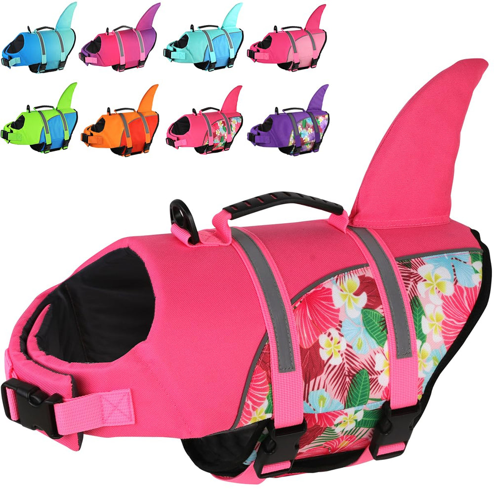 Doglay gilet sauvetage chien design requin pour nage en sécurité
