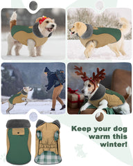 Doglay manteau chien col roulé douillet pour chaleur hivernale et confort.
