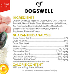 Dogswell Hip & Joint Grillers: soutien mobilité avec glucosamine et chondroïtine.