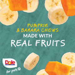 Friandises Dole pour Animaux saveur banane, idéal pour entraînement.