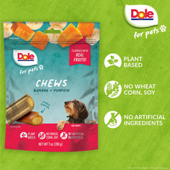 Texture ferme et cœur moelleux des friandises Dole pour Animaux.