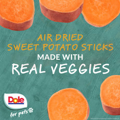 Dole pour Pets sachets patate douce seches : récompense végétale pour chiens sensibles.