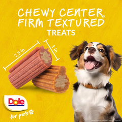 Dole Pour Pets : texture ferme avec cœur moelleux pour satisfaire les mâchoires.