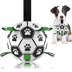Domchan ballon-football interactif pour chien, stimule énergie et curiosité.