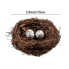 Nid mini rattan decoration paques Domkier pour jardin