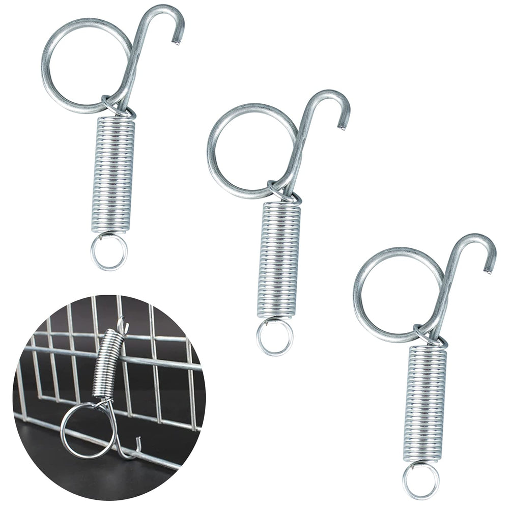 Dong Huang crochets-ressort loquet cage 75mm, durable pour cages d'animaux.