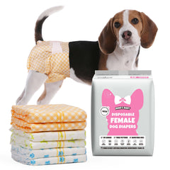 Dono couches femelles chien avec indicateur d’humidité, pratique pour éviter les fuites