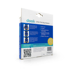 Dooli adaptateur pour seau à litière, utilisation facile avec sacs 7 couches.