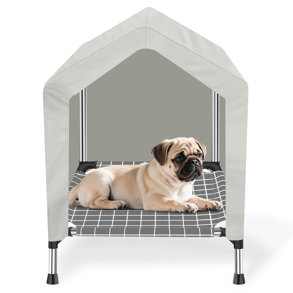 Maison Dopliv pour chien élevée, extérieure, confortable et résistante.