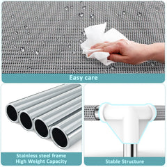 Tissu impermeable Dopliv, nettoyage rapide et facile.