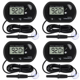 Dorhea thermomètre d'aquarium avec écran LCD, lecture claire de la température.