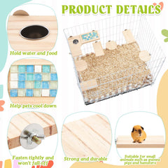 DoubleFill plateau bois rond – encourage la course et l'activité quotidienne.