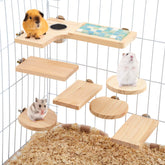 DoubleFill plateforme en L – espace sûr pour l'exercice des petits animaux.