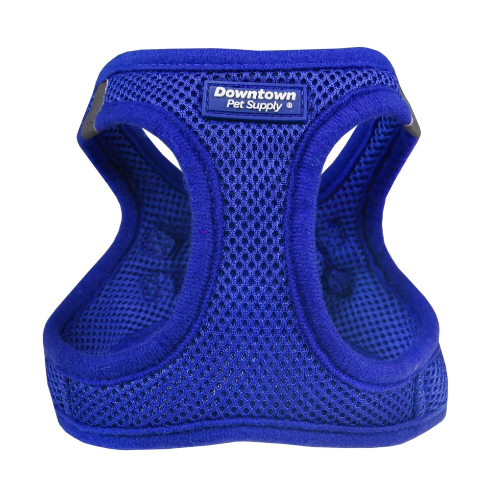 Harnais Downtown Pet Supply à enfiler pour petit chien bleu, confort et sécurité