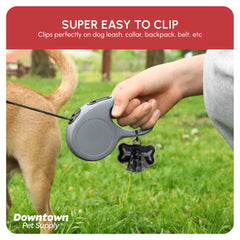 Sacs à crottes Downtown Pet Supply pour marche quotidienne, hygiène assurée.