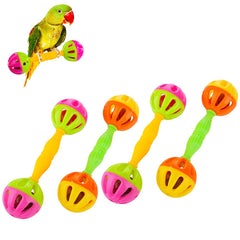 DQITJ balle-cloche pour petits oiseaux, stimulation sensorielle en cage.