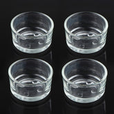 DQITJ bol-alimentation-reptile-verre: bol en verre stable pour nourriture et eau.