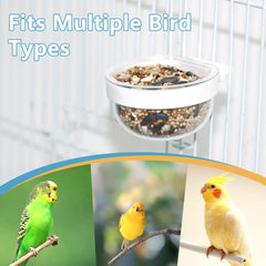 DQITJ bol petite taille pour perroquet et canari, accessoire compact pour cage