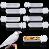 Gobelet DQITJ accrochable pour petit oiseau, alimentation facile et pratique.