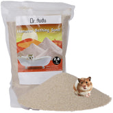DR.DUDU sable bain hamster désert beige, hygiène naturelle et douceur du pelage.