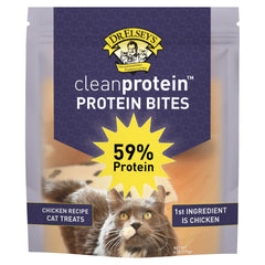 Dr. Elsey's Cleanprotein Bites poulet — boîte pratique pour récompense quotidienne.