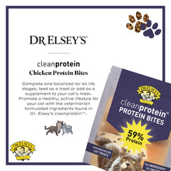 Bouchées Cleanprotein servies dans bol pour récompense saine.