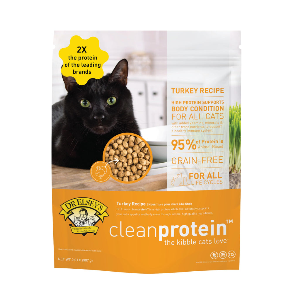 Dr. Elsey's CleanProtein Dinde - croquettes emballage 6,6 lb pour chats