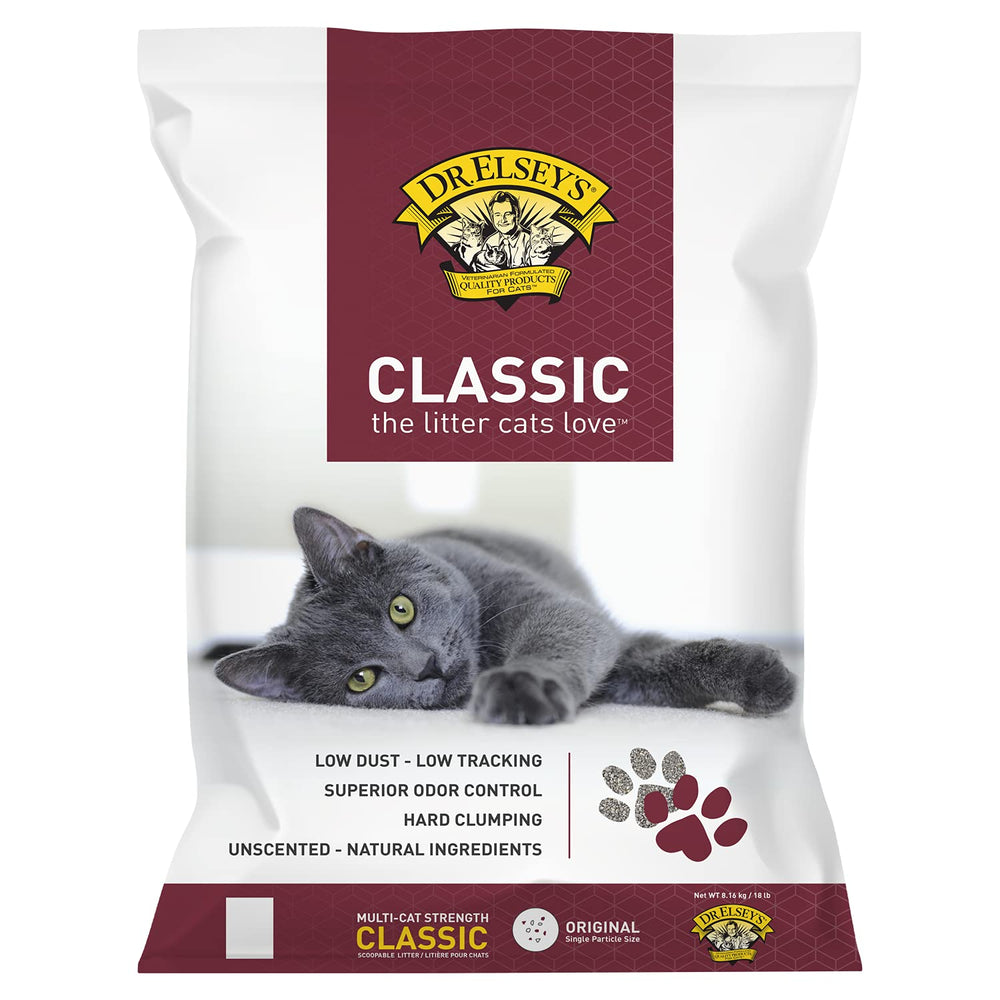 Dr. Elsey's Precious Cat Classic avec grains denses pour clumping efficace