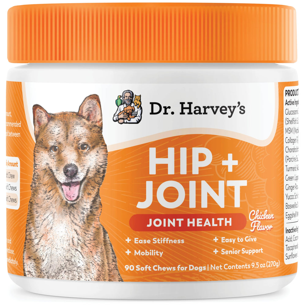 Dr. Harvey's Hip et Joint : friandises tendres en bouteille faciles à dispenser