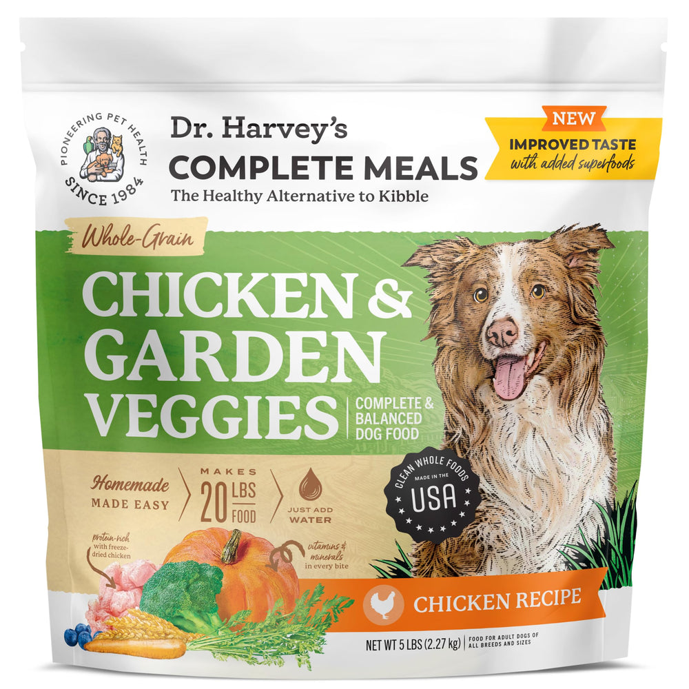 Dr. Harvey's Chicken & Garden Veggies, sac 5 livres, repas équilibré pour chien